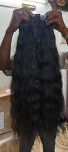 ผมมนุษย์100% ผมชาวอินเดียแบบดึงคู่เครื่องม้วนผมตรงนุ่มสลวยสองชั้น - Product Image 4