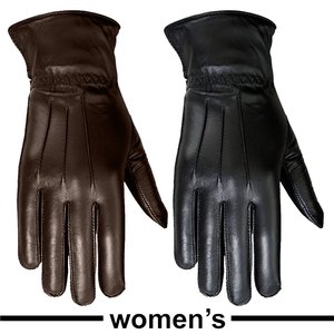 Pakistan Vente en gros Usine directe À la mode Hiver Nouveau Style Femmes en peau de mouton véritable et cuir PU Gants de conduite - Product Image 3