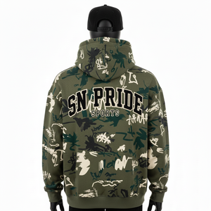 Wholesale Super Quality Men's Winter Polyester/Cotton Sublimation Embroidered <b>Hoodie</b> Digital Printing Breathable Eco-Friendly - Product Image 4