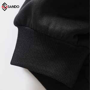 2021 unisexe personnalisé surdimensionné 100% coton biologique sweat à capuche d'hiver haute qualité silicone décontracté impression Streetwear hommes sweats - Product Image 6