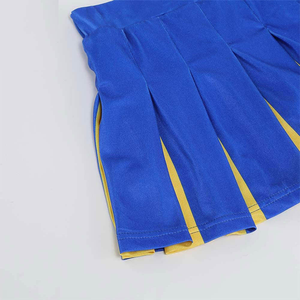 Uniformes de pom-pom girl pour femmes adultes personnalisés 2025, vente en gros, haut de pom-pom girl, shorts/jupes, impression numérique, spandex/polyester, uniforme de danse - Product Image 4