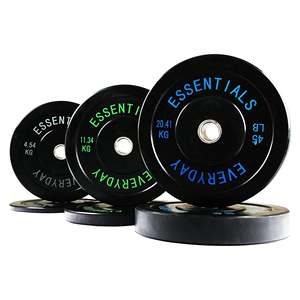 Set di Piastre da Competizione BalanceFrom da 20 kg (160 libbre) per Allenamento di Forza e Fitness, in Acciaio e Ghisa, con Logo Personalizzabile - Product Image 1