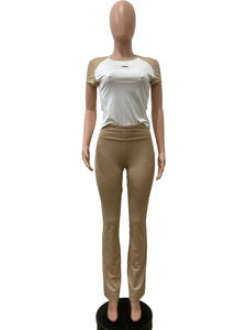 Legging 100% coton de qualité supérieure pour femmes entraînement 2025 dernière conception en gros couleur personnalisée taille Style ODM - Product Image 5