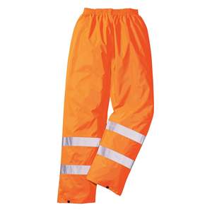 Men's Casual Outdoor Work Pants High Visibility <b>Reflective</b> Corduroy <b>Material</b> Multi-Pockets Safety Work Trousers - Product Image 2