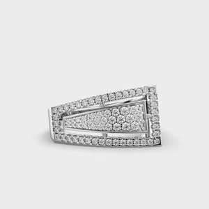 Luxurious 2.0 Carat Lab Grown Diamond Ring Original Horizontal Cut Yellow Gold Engagement Jewelry for Her Fancy Diamond Rings - Product Image 4