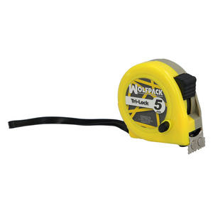 Metro a nastro magnetico giallo con freno 5 metri / 19 mm. - Product Image 1