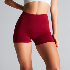 Shorts Deportivos de Compresión para Mujer, 100% Poliéster, Cintura Elástica, Tejido de Punto, para Yoga y Fitness - Product Image 3