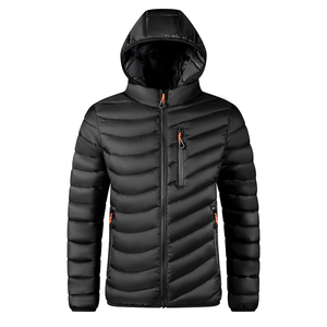 Vente en gros Manteaux de haute qualité pour hommes Grande poche zippée Logo personnalisé Veste pour homme Veste imperméable pour homme - Product Image 2