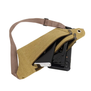 Riñonera Deportiva Unisex de Viaje, con Cinturón Ajustable, Cierre de Cremallera, Logotipo Personalizado, Impermeable, de Poliéster, Diseño Simple, Gran Venta - Product Image 3