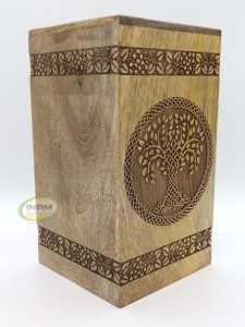 Premium Quality Funeral Supplies Cremation Urn <b>Box</b> <b>for</b> Adults <b>Ashes</b> Tree of Life Design Funeral Urn Suitable <b>for</b> Cemetery - Product Image 5