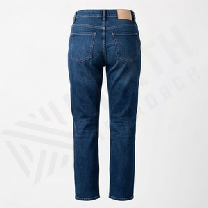 <b>Women's</b> High Waisted Relaxed Fit <b>Jeans</b> Straight New Plus Size Skinny <b>Women</b> Denim <b>Jeans</b> Available in Customized Color Styles - Product Image 2