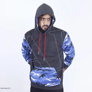 Excellent Quality Hot Sales Low Price Fashion Pullover Men's Camo Style Hoodies 100% Cotton