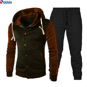 Conjunto Deportivo de Moda, Chaqueta Universitaria de Terciopelo para Hombre, Conjunto de Pantalones Deportivos, Atuendo de Baloncesto, Invierno, Unisex, Chándal, Conjunto Hip Hop - Product Image 2