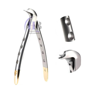 Pince à retirer les couronnes dentaires en acier inoxydable, forceps de retrait de couronnes orthodontiques, instrument dentaire professionnel, machinerie réutilisable - Product Image 6