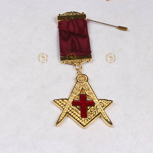 Bijou de poitrine de compagnons d'arche royale maçonnique - Product Image 3