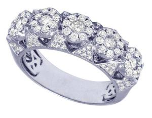 Meilleure vente Design classique Moissanite diamant rond S925 bague en argent bijoux femmes cadeau fête - Product Image 3