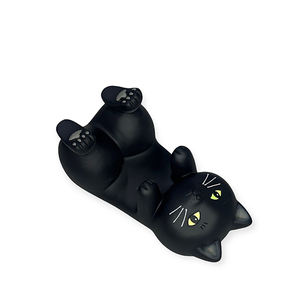 Soporte personalizable para teléfono de resina para gatos, ajustable para decoración del hogar, posiciones de ángulos de visión flexibles, diseño artificial elegante - Product Image 4