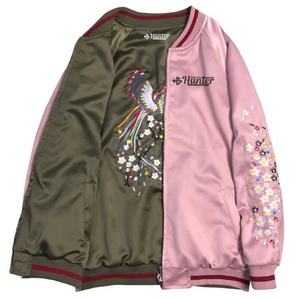 Chaquetas de satén de seda estilo Collage para hombres y mujeres Materiales de alta calidad Servicio OEM de moda Colección de invierno - Product Image 2