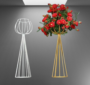 Porte-fleurs en métal moderne européen pour table de mariage Centre de table décoratif pour fêtes de maison Penthouse Décoration de ferme - Product Image 1