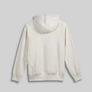 Sweat-shirt à capuche streetwear délavé gris clair avec fermeture éclair, motif camouflage, en molleton bouclette vieilli, modèle 3008 - Product Image 2