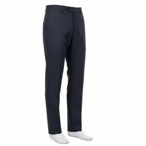 Pantalones de Hombre de Poliéster Liso, Tejido Transpirable y Suave, Corte Clásico, para Oficina, Uso Diario, Venta al por Mayor, Exportación - Product Image 3