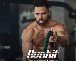 เลกกิ้งออกกำลังกายฟิตแห้งพอดีตัวสำหรับผู้ชายอุปกรณ์ฟิตเนสสำหรับวิ่งออกกำลังกายรุ่นใหม่ - Product Image 5