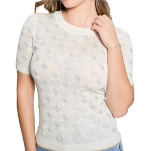 Pull-over à manches courtes pour femmes personnalisé Tricoté à la mode Tricots à col rond pour femmes pour l'hiver Vêtements pour filles de style décontracté - Product Image 2