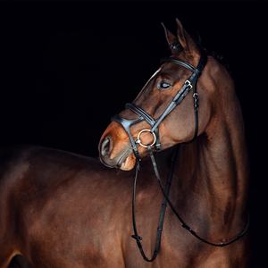 Bride anatomique coupée en gros pas cher prix de qualité supérieure en cuir véritable bride de cheval en gros pas cher prix de qualité supérieure réel - Product Image 2