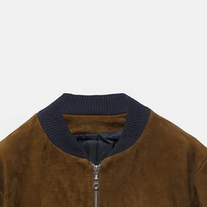 แจ็กเก็ตนักบินสำหรับผู้ชายและผู้หญิงน้ำหนักเบาสีทึบระบายอากาศได้ดีสำหรับฤดูหนาว - Product Image 5