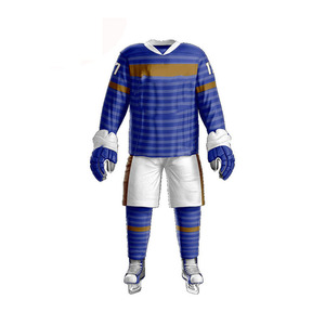 Uniformes de hockey sur glace personnalisés de haute qualité, vente en gros, vêtements d'équipe sportive sublimés, uniformes OEM - Product Image 2