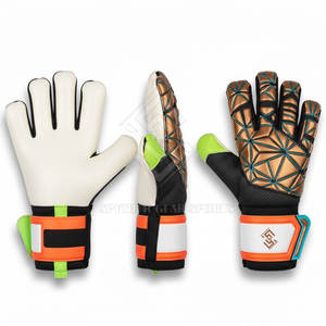 เทคโนโลยีการควบคุมการยึดเกาะขั้นสูง  โครงสร้างยืดหยุ่นจากยางลาเท็กซ์  ถุงมือผู้รักษาประตูระดับมืออาชีพ สำหรับการฝึกซ้อมและการแข่งขัน - Product Image 4