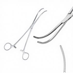 Pinzas de Ligadura Curvas Zoha Surgico de 23 cm, Instrumento Dental de Acero Inoxidable, Fabricante Pakistaní - Product Image 1