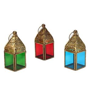 Festive Appeal India Crafted <b>Moroccan</b> Ramadan <b>Lantern</b> Metal Durable Decorative Living Spaces Welcoming Cozy Seasonal Accent - Product Image 6