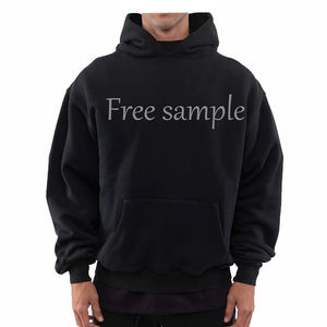 Sweats à capuche personnalisés pour hommes 100% coton lourd qualité de luxe bouffant impression surdimensionné Streetwear pulls à capuche pour hommes - Product Image 1