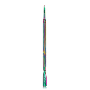 Rainbow Color Nail Cuticle Pusher Toe Nail Cuticle <b>Remover</b> Non Slip Handle V Shape Tip Cuticle Pushers - Product Image 4