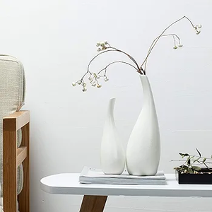 Jarrón de Flores de Cerámica Hecho a Mano de Alta Calidad al por Mayor para Decoración de Hoteles y Eventos, Diseño Moderno de Mediados de Siglo, Aspecto Lujoso y Ecológico - Product Image 4