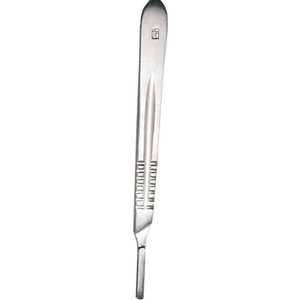 Manche de scalpel ergonomique n°4 4 poignées de scalpel en acier inoxydable de haute qualité, compatibles avec les grandes lames chirurgicales, ciseaux chirurgicaux, couteau - Product Image 4