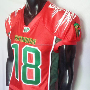 Uniforme de fútbol americano personalizado al por mayor calidad única top de secado rápido con nuevo estilo característica transpirable - Product Image 3