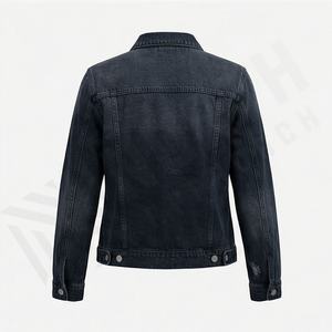 Veste en jean pour femmes, légère, confortable, élégante, décontractée, streetwear, vêtements de mode, personnalisable - Product Image 2