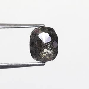 เพชรที่หายาก1.35 CT เกลือพริกไทยเพชรรูปไข่ตัดหลวมธรรมชาติชนบทที่ไม่ซ้ำกันแหวนหมั้นที่กำหนดเองในการออกแบบเครื่องประดับที่ดี - Product Image 4