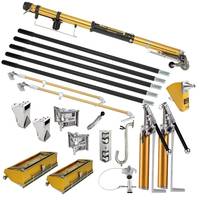 Kit d'outils de finition et de collage de plaques de plâtre en métal, abordable et durable, avec lames flexibles pour l'application de composé sur les joints muraux