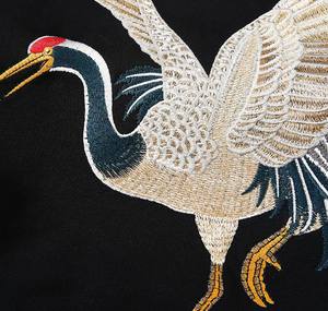 Marque de mode logo broderie conception oiseaux hommes haut de gamme 100% coton à capuche costume personnalisé en gros sweats à capuche pull - Product Image 4