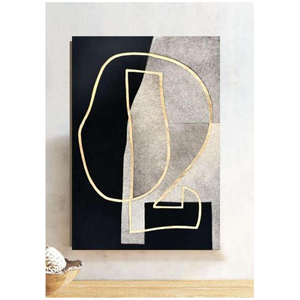 Achetez maintenant La dernière nouvelle marque Patch en cuir Art mural peint à la main encadré et fait à la main au prix le plus bas - Product Image 1