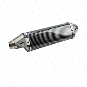 ท่อไอเสียรถจักรยานยนต์ Universal 51 มม. พร้อมตัวเก็บเสียงแบบสองรู ทำจากสแตนเลส ยี่ห้อ <span class=keywords><strong>Yoshimura</strong></span> รุ่น <span class=keywords><strong>R77</strong></span> - Product Image 3