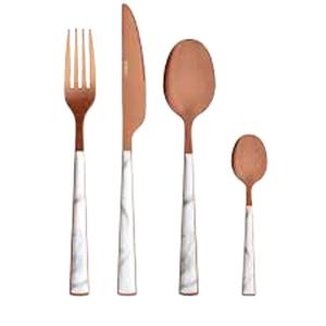 High Quality Luxury Cutlery for Wedding Restaurant Home Hotel Stainless Steel Knife Fork Spoon and Tea Spoon Cutlery Set - Product Image 2