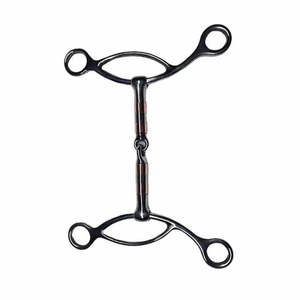 Mèche à mâcher Eggbutt avec joint à anneau plat Produits d'équitation Produits équestres Mèche à bouche pour cheval en acier inoxydable - Product Image 3