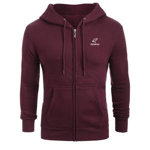 Nueva llegada de los hombres Slim Body Light Hoodies Logotipo personalizado en el pecho Sudaderas de diseño único - Product Image 2