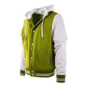 Veste universitaire Letterman personnalisée pour hommes col montant de gros pour la conduite de moto au printemps - Product Image 2