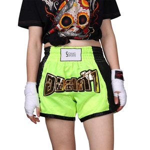 Shorts de football d'usine personnalisés de haute qualité MMA Muay Thai Boxe Sportswear avec prix de technique de sublimation - Product Image 5