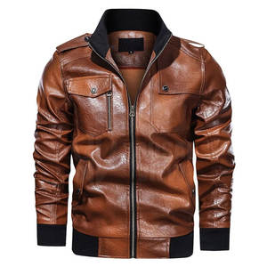 Chaquetas de cuero personalizadas de buena calidad para hombre chaqueta de cuero para invierno a la venta chaquetas de cuero cómodas - Product Image 1